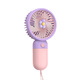 [Good Produits strictement sélectionnés] Mini Candy Color Fleur Fleur Handheld Corde Small ventilateur USB Charge Portable Office silencieux HD6626-Light Yellow (1 Piece)