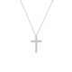 RHM platinum cross necklace for women moissanite platinum high-end clavicle chain birthday and Valentine's Day gift for girlfriend platinum cross necklace + certificate + gift box