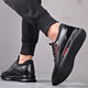 Mishide men's invisible inner height increase shoes 6 to 8 cm men's inner height increase cm autumn new breathable trendy casual shoes black flat leather 9903 size 37