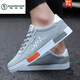 
Woodpecker summer thin canvas shoes for men 2025 new men's casual shoes for youth trendy breathable flat shoes for men 6636 black and white 40