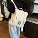 Woodpecker travel lightweight sports backpack for women 2025 new style college student travel backpack casual anti-splash backpack trend beige white