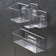 DUTRIEUX wall-mounted transparent storage box workstation station kitchen seasoning rack 4877.U port transparent basket-1 medium length (with two pairs of mothers and children