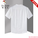 Woodpecker Ice Silk Short Sleeve Shirt Men's 2025 Summer New Fashion Simple and Versatile Handsome Collar Shirt No Crystal Collar Shirt Bleached Pattern S 165/84A/3895-105Jin[Jin equals 0.5 kg]