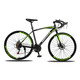 [Venta caliente] Manejo de curva de bicicleta de carretera 700C Velocidad variable Competencia de frenos de disco doble