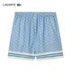 Lacoste French Crocodile Herrenkleidung 25 Sommer Neue Mode komfortable geometrische Druckshorts GH9928 GIL/Blue Geometric Print L 5