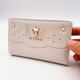 
Japanese Snoopy Snoopy series simple cute wallet ladies foldable coin wallet card bag wallet [black] SNP-1283-BK