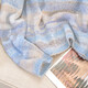 Cypress Lazy Style Sweater 2025 Осень Новая Женская Круглая Шея Контрастная полоса свободная повседневная вершина