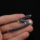 Porsche S car logo for the country of Great Watanabe Cayenne 911 Caman macan718 letter S tail logo Paramela modified word S label S label - bright silver
