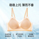 Mujeres de belleza urbana de ropa interior niñas sin sujetador de acero Mujeres de pechos pequeños que muestran una gran ropa interior Seda de seda fresca Feeling Soft Sproting Recolecting Bra Mujeres