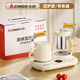 Chigo all-glass health pot tea boiler stewing integrated teapot kettle double oven combined fully automatic flower tea electric cup office mini health cup for one person 0.8L all-glass stew cup + 0.4L ceramic thermostatic cup with filter with gift box double oven smart model