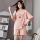 
Sweet and cute summer ladies pajamas set round neck short-sleeved home clothes GXT-6630 women GXT-6631 women M (155) [Suggested 80-95 Jin [Jin equals 0.5 kg]]