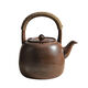 
Tea boiling in the stove, firewood, lifting beam, boiling tea pure handmade large capacity ceramic simple household water-burning coarse ceramic pot charcoal stove, pine and cypress firewood, 15839, 1380ml, more than 1L