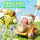 Huangen Push Toys Kinder Handheld Blase Blas Machine Puzzle Kleinkind Baby Walking Cart 1-2-3 Jahre alte Säuglinge