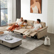 Zhihuashi First Class Zero gegen Wall 11167 Modernes Wohnzimmer Top Kuhlatten Elektrische Funktion Sofa Mondlicht weißer Vier -Personen -Sitz 314 cm - doppelte elektrische Elektro
