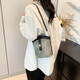 
Travel bucket bag for women 2025 new fashion versatile shoulder bag niche high-end fashion casual crossbody bag light gray