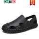 Cartelo Rom Herren Sandalen Sommer extra groß Größe Schwarz Neu atmungsaktives fauler Fahren lässige Schuhe Weiche Sohle Fahren Herrenschuhe 9926 Beige 38