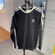 阿迪达斯 （adidas）三叶草Adicolor三条纹男子运动休闲长袖T恤IA4879 IA4877 IA4879白色 2XL 185/108A