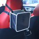 Car trash can Car storage box Multi-function trunk storage box Foldable trash can Automotive supplies L3884 houndstooth clip model [black]