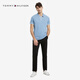 TOMMY HILFIGER【轻弹感】男商务通勤弹力斜纹修身直筒西裤长裤休闲裤J1764 黑色001 -修身版-拍大一码 33 (2.6尺)