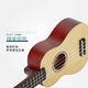 Ukulele Masculino y femenino Practice Piano Piano Piano Piano Pequeño Guitarra Instrumento de regalo de alto valor Negro de 21 pulgadas (piano individual, sin accesorios)