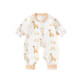 Baby jumpsuit spring and autumn newborn clothes for men and women pure cotton thin spring clothing bottoming open stall baby clothes Giraffe 80cm