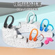 Earplugs nose clip silicone box for children and adults waterproof nose clip earplugs set swimming equipment supplies pink-bag