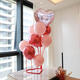 
Sanqi Tiger Wedding Room Decoration Love Balloon Bracket Men and Women's Master Bedroom Hotel Wedding New House Folding Balloon Table Floating Balloon Table B3882 Round Aluminum Film Balloon