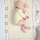 Colchón de cunas de kindergarten baby baby colch colchón para niños colchón de algodón puro colchón lavable de algodón dos paquetes: colchón de almohada de oso naranja + colchón de colchón