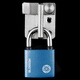 
Auburn 5045 right angle door buckle + padlock Stainless steel buckle fixing door lock Door nose buckle hanging latch lock