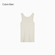 Calvin Kleinjeans25 Bordado de moda femenina a principios de otoño Ck Camiseta de manchas de punto de mando de microfit Ck