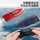 迷你可乐特技翻转快艇遥控快艇航空母舰气垫船鱼缸充电戏水玩具防 观光潜水艇白色2.4G 遥控器上充 标配+充电电池套装-送电池螺丝