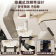 Baihuan electric car child seat front battery motorcycle seat tram universal safety baby baby child stool full-inclusive model [off white] lifting and shock-absorbing