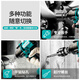 DAYIREN brushless electric wrench large torque lithium battery impact plate hand rack worker powerful wind cannon heavy duty auto repair charging wrench [6980]108F double electric [1050N/m]