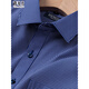 CEO Yageol plaid short-sleeved shirt middle-aged summer business men's clothing iron-free and anti-wrinkle workplace soft and skin-friendly shirt DX6626 38 [100-120Jin[Jin equals 0.5 kg]]