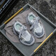 Changxiang Huili Kinder Dad Schuhe Boy Yellow Trendy Brand Girls Leichte Laufschuhe atmungsaktives Netz mittelgroß
