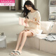 
Modal pajamas for women, summer pure cotton pajamas set shorts, spring and autumn style, summer style, can be worn outside home clothes set, women, ZH-9856# shorts, L (100-120Jin [Jin equals 0.5 kg])