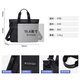 POLO briefcase men's business handbag men's 14/15.6-inch computer bag conference file bag business trip shoulder bag