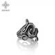 ZOCALO double snake intertwined ring men's 925 silver handmade women's personality trend No. 23