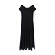 
Inside and Outer Spring 2025 Sleeveless Spliced ​​Chiffon Hem Fake Two-Piece Dress A1105 Blue L