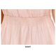 
XAE luxury high-end brand short-sleeved dress for women 2025 summer new French V-neck temperament waist-hugging slimming skirt Pink L