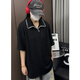 
KLEDBOY shell embroidered wheat ear jacquard pattern polo shirt lapel short-sleeved shirt men's H1098 special P38 gray M