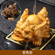 Tea pet ornaments attract wealth and good luck. Pixiu tea table, tea tray, tea set, tea set accessories, color-changing tea toy, can be raised. Color-changing money, Pixiu tea pet (green)
