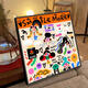 Tigre de tres abril Graffiti Digital Pintura al óleo Diy Diy Coloración a mano Decorativa Decoración Decora