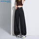 Jeanswest Jeans (Jeanswest) Summer Summer Sumitar de verano Femenino Diseño Slim Diseño Slim pantalones de patas anchas Blue oscuro Xs