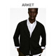 ANKET MEN'S WEOLLE WOLLE MIGELEKTEN CLASSIGKEIT LANGELEVE V SALTE MORK MILGAN HALL HAST NEUER STYLE 1268183005 Schwarz M 175/100a