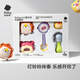 babycare奥尔夫乐器手摇铃婴儿玩具0-1婴幼儿满月礼物新生儿见面礼实用5件