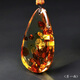 Amber style, one object, one picture, one certificate, amber pendant, natural amber necklace, women's sweater chain, skirt chain, no cracks, pendant, 11.62g, 50*31*12mm
