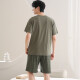 Yadelin Summer Modal à manches courtes pour hommes à manches courtes Mentes Mémure Summer Shorts adolescents Student masculin Home Ysx9719 L
