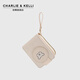 CHARLIE&KELLI brand small c&k bag for women 2025 new card bag cute cartoon 520 gift for girlfriend, cream white