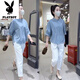 
Playboy (PLAYBOY) Fashion Shirt Wearing Set for Women 2025 Summer New Style Fashionable Slim Short Sleeve Small Casual Pants Two-Piece Set Black Single Pants - Flagship M [Suggested 80-105Jin [Jin equals 0.5 kg]]
